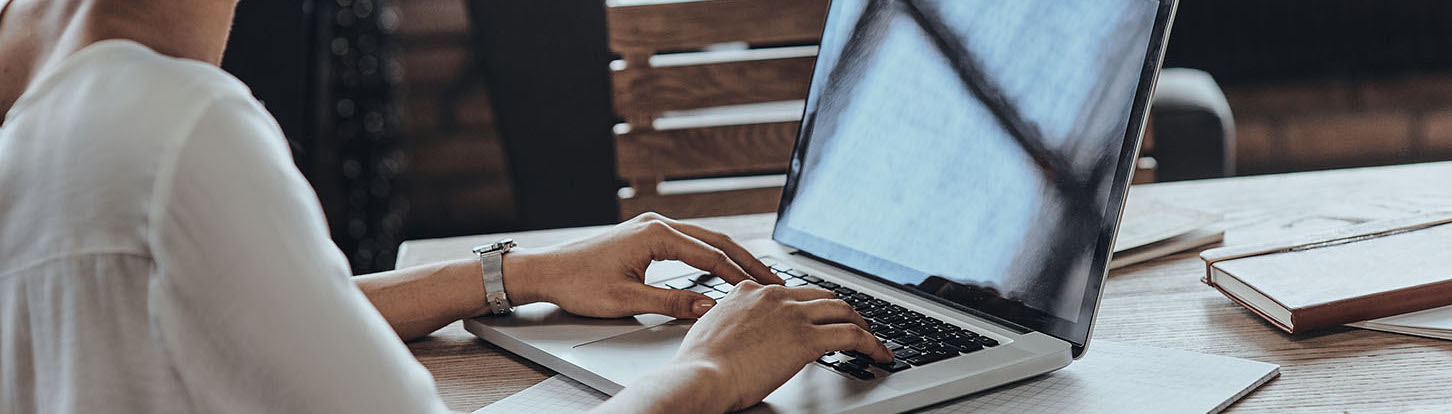 Woman working at desk