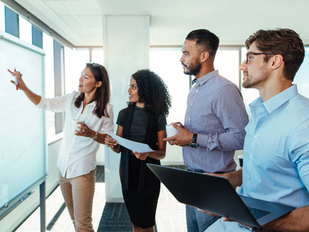 In-class training with live demos