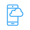 Phone with cloud
